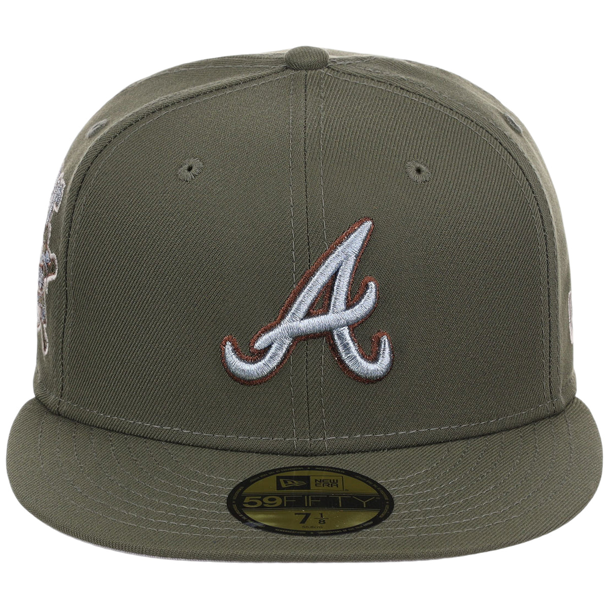 Atlanta Braves MLB Olive Alloy New Era 59FIFTY