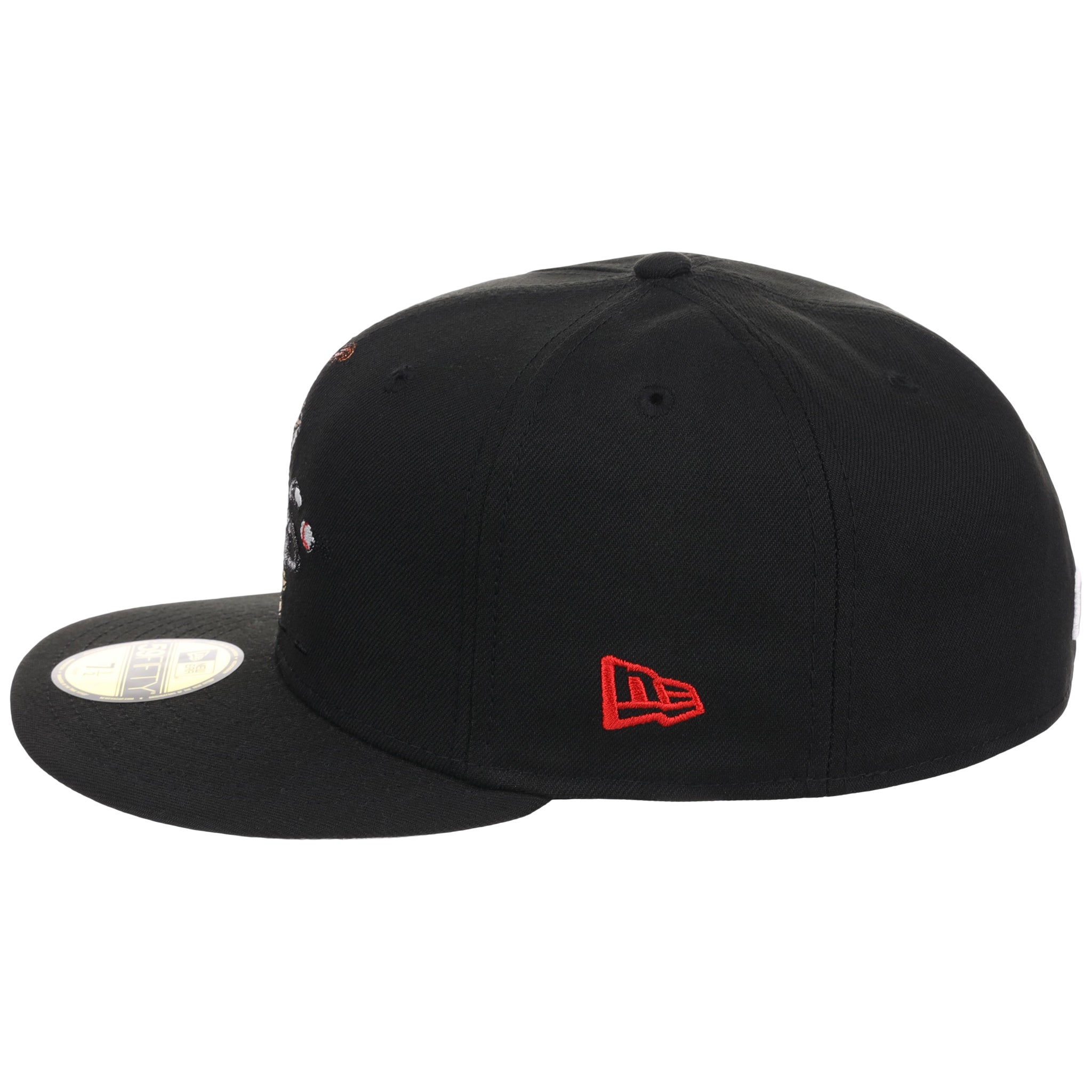 Anaheim Angels Crown the City New Era 59FIFTY Rally Monkey (Black/Black/Gray)