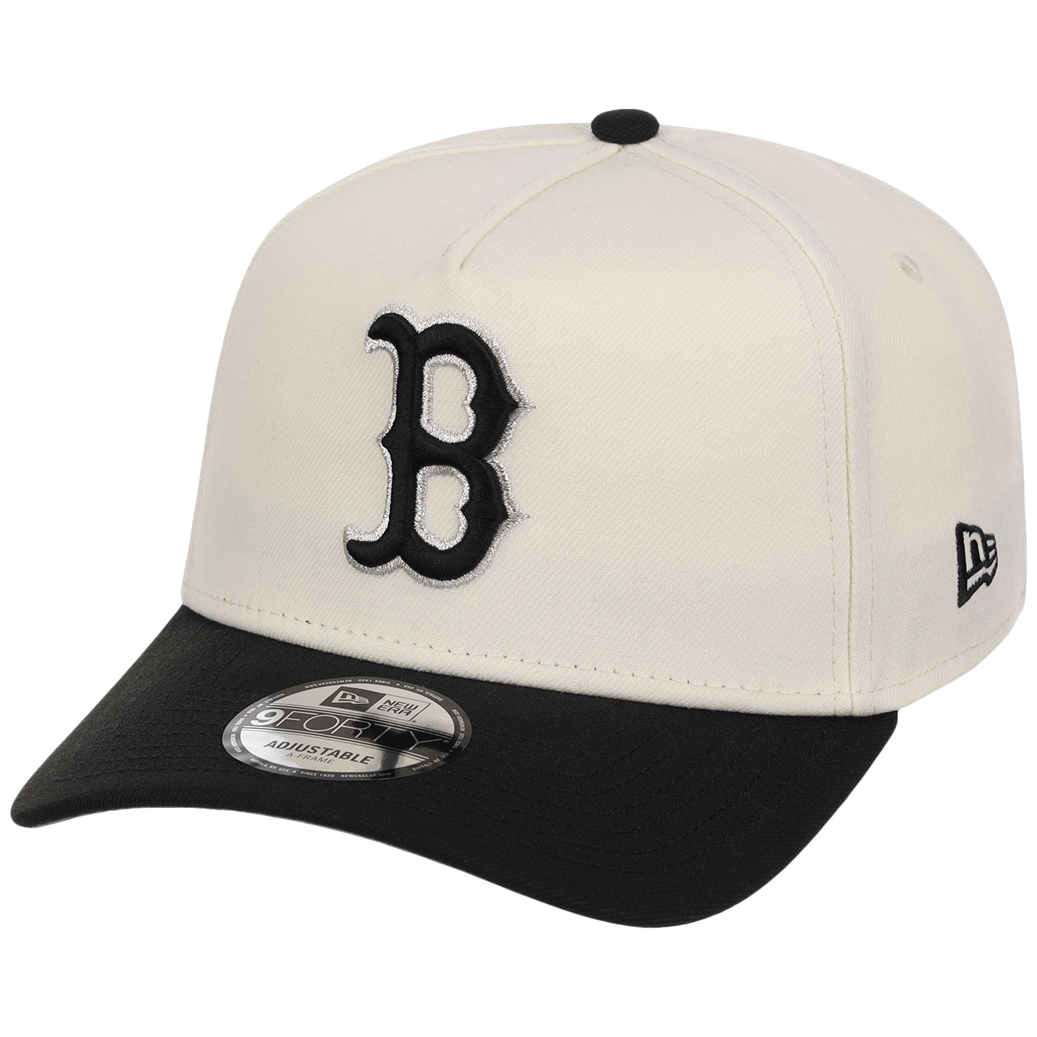 Boston Red Sox MLB Chrome x Black FASHION CORE New Era 9FORTY A-Frame
