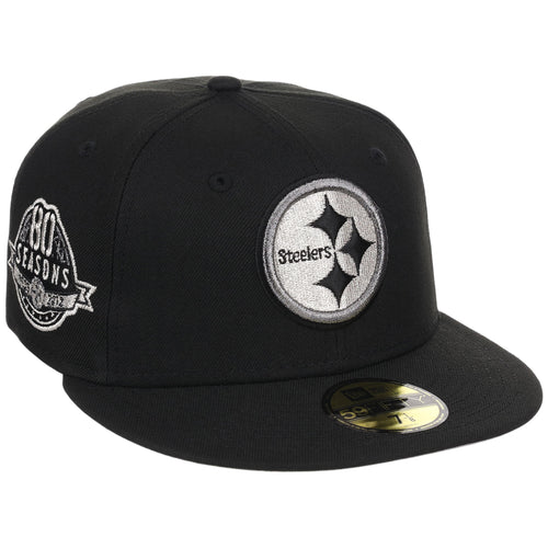 Pittsburgh Steelers NFL Liquid Titanium New Era 59FIFTY