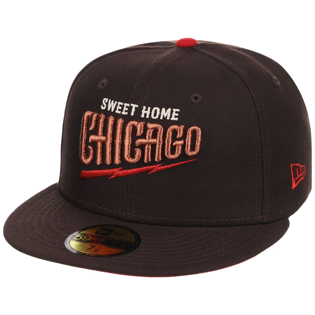 Chicago Cubs Northside Chicago Crown the City New Era 59FIFTY (Brown/Brown)