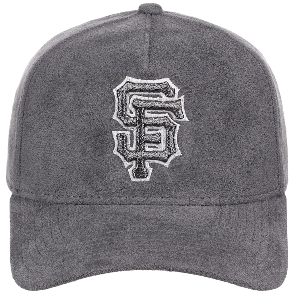 San Francisco Giants MLB Gray x Suede FASHION CORE New Era 9FORTY A-Frame