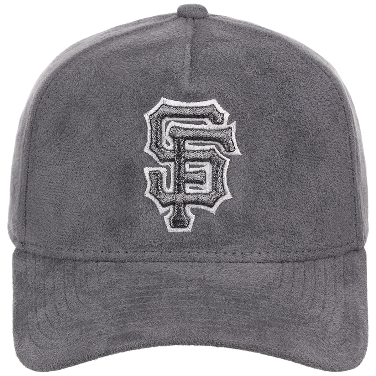 San Francisco Giants MLB Gray x Suede FASHION CORE New Era 9FORTY A-Frame