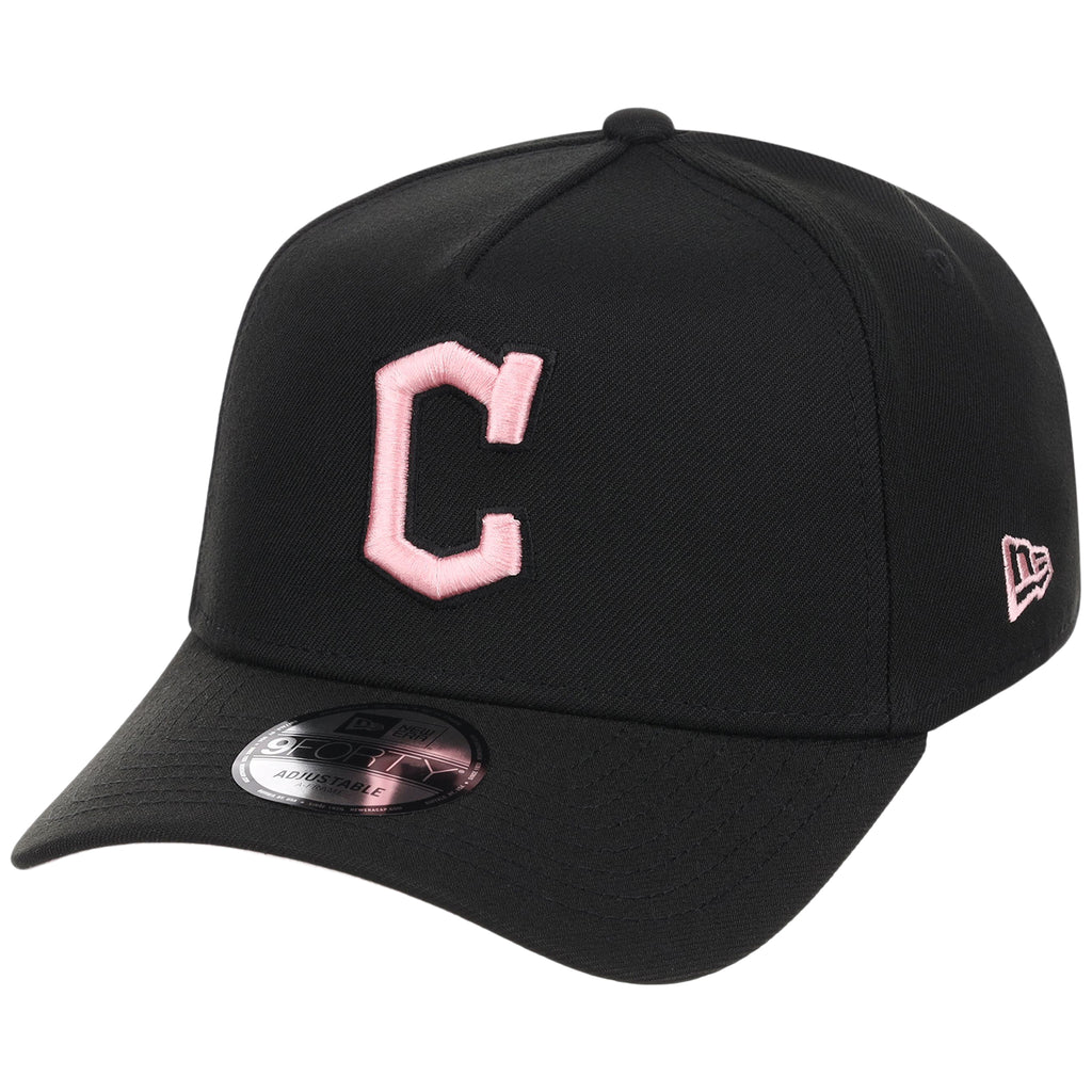 Cleveland Guardians MLB Black x Pink FASHION CORE New Era 9FORTY A-Frame