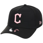 Cleveland Guardians MLB Black x Pink FASHION CORE New Era 9FORTY A-Frame