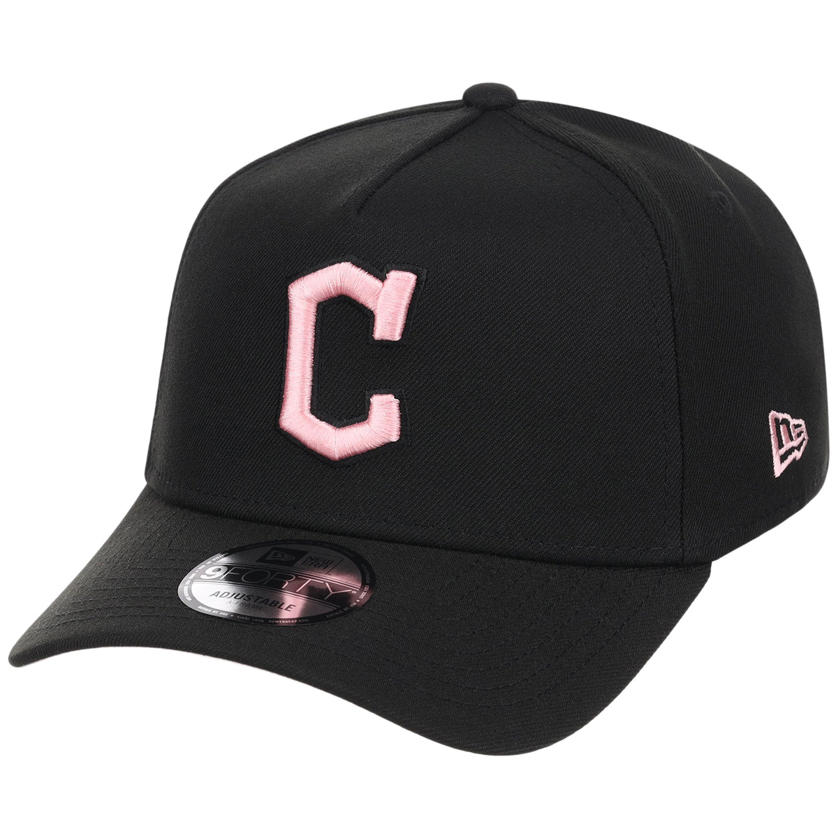 Cleveland Guardians MLB Black x Pink FASHION CORE New Era 9FORTY A-Frame
