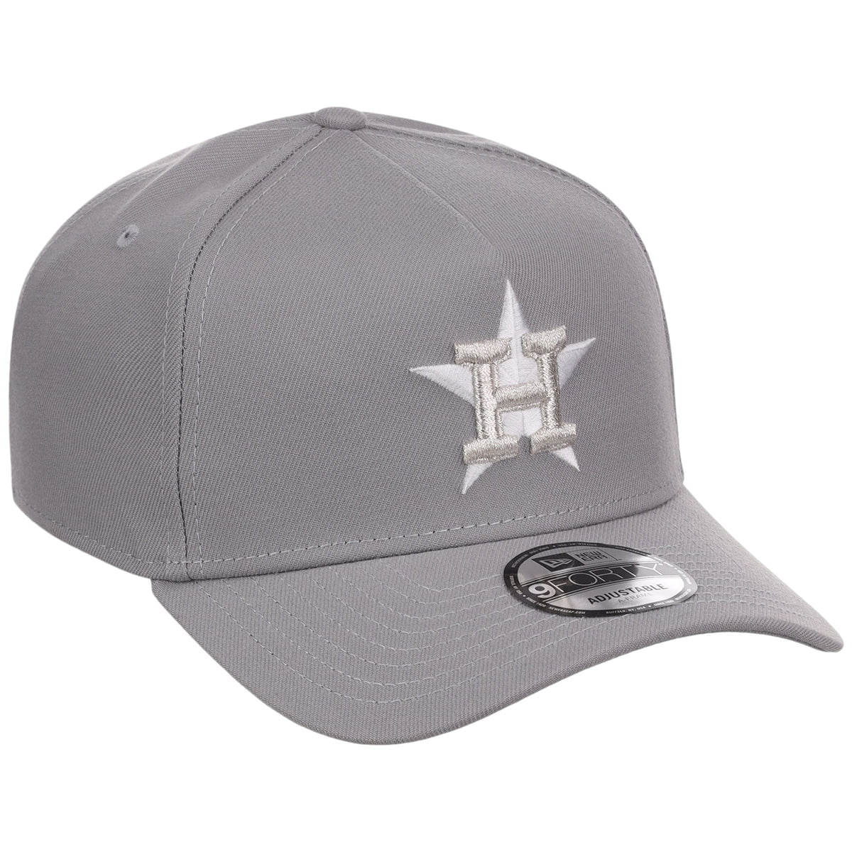 Houston Astros MLB Gray x White FASHION CORE New Era 9FORTY A-Frame