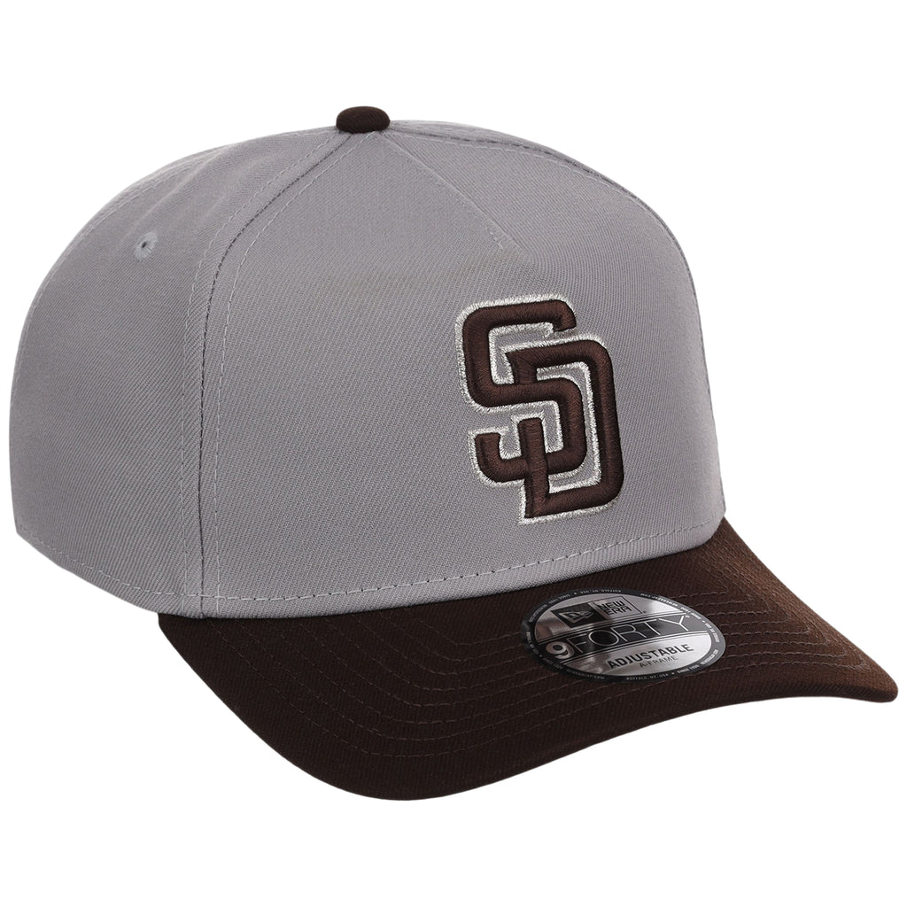 San Diego Padres MLB Gray OTC FASHION CORE New Era 9FORTY A-Frame