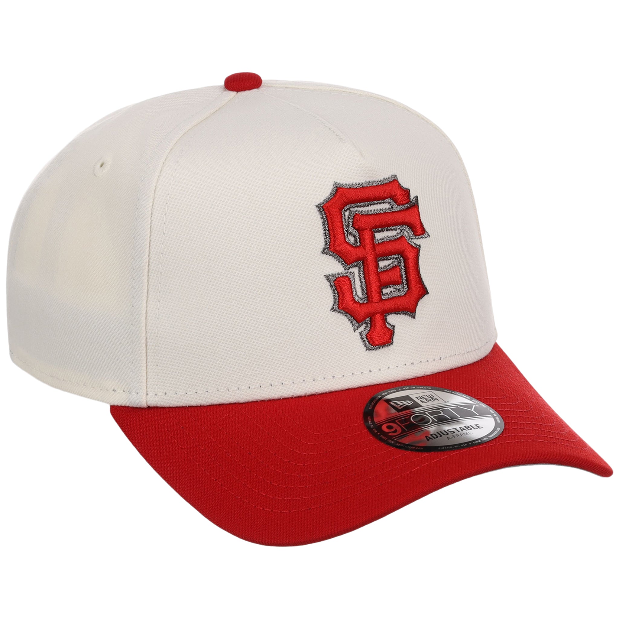 San Francisco Giants MLB Chrome x Red FASHION CORE New Era 9FORTY A-Frame