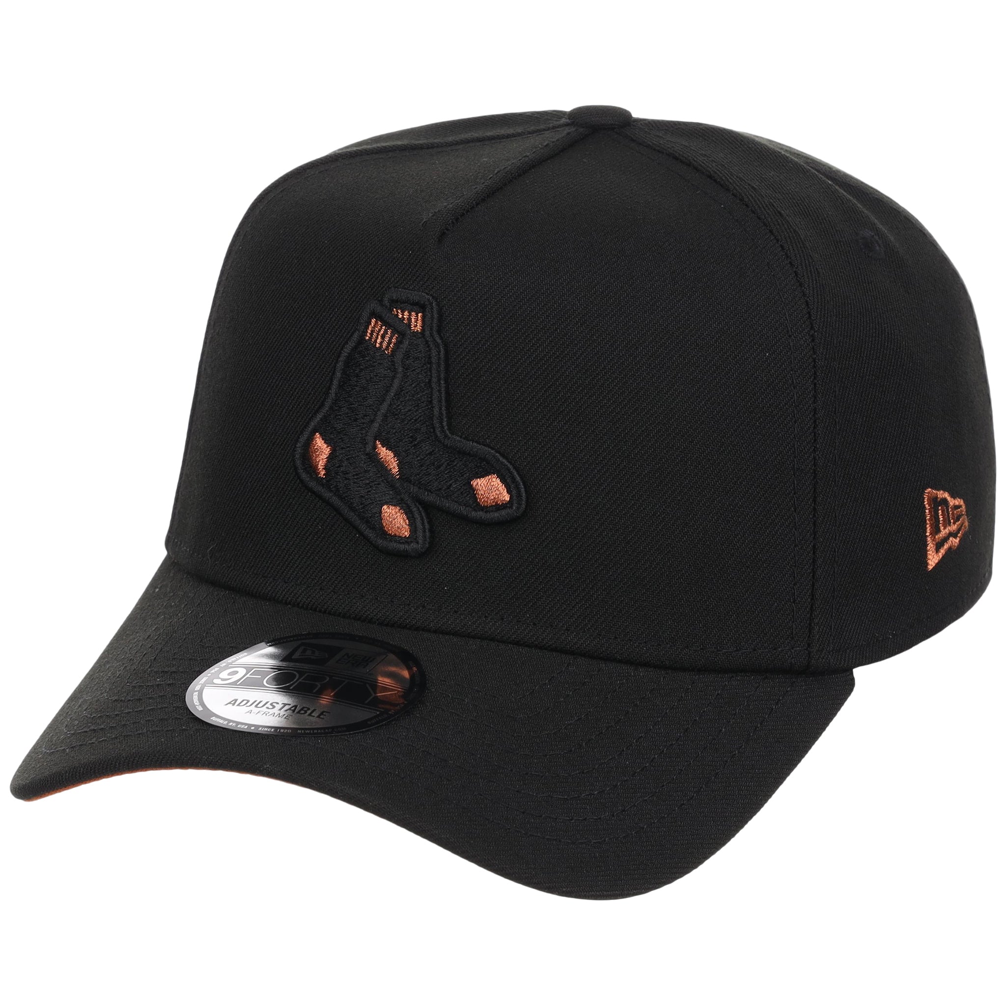 Boston Red Sox MLB Black x Rust FASHION CORE New Era 9FORTY A-Frame