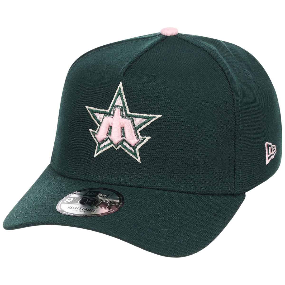 Seattle Mariners MLB Emerald Bloom New Era 9FORTY A-Frame