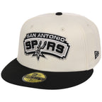 San Antonio Spurs NBA Chrome OTC New Era 59FIFTY (Chrome/Black)