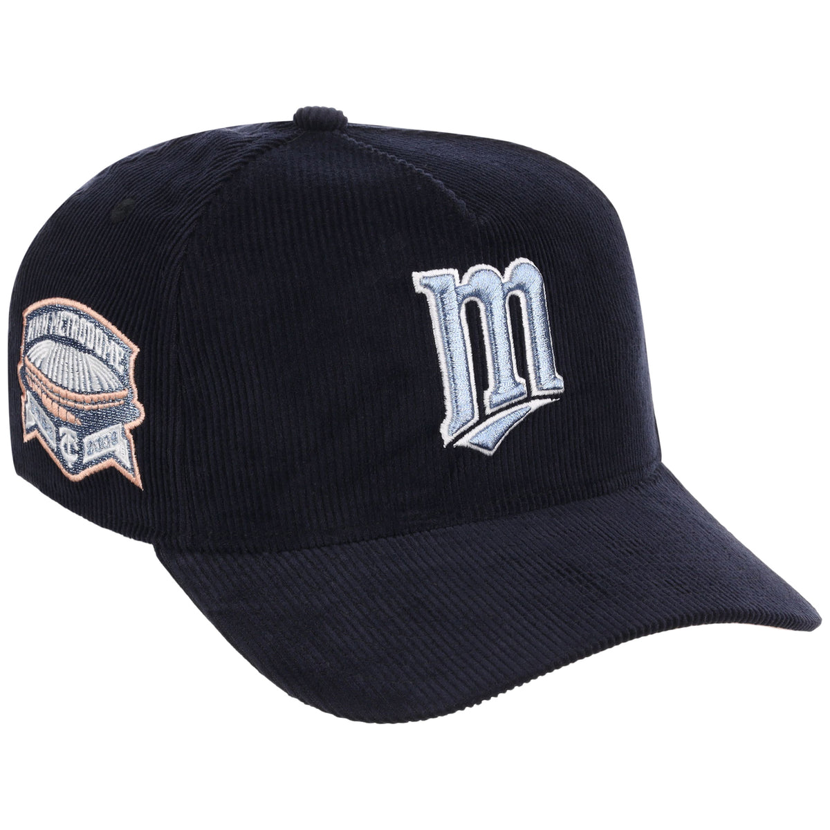 Minnesota Twins MLB Peach Ice Navy Cord New Era 9FORTY A-Frame