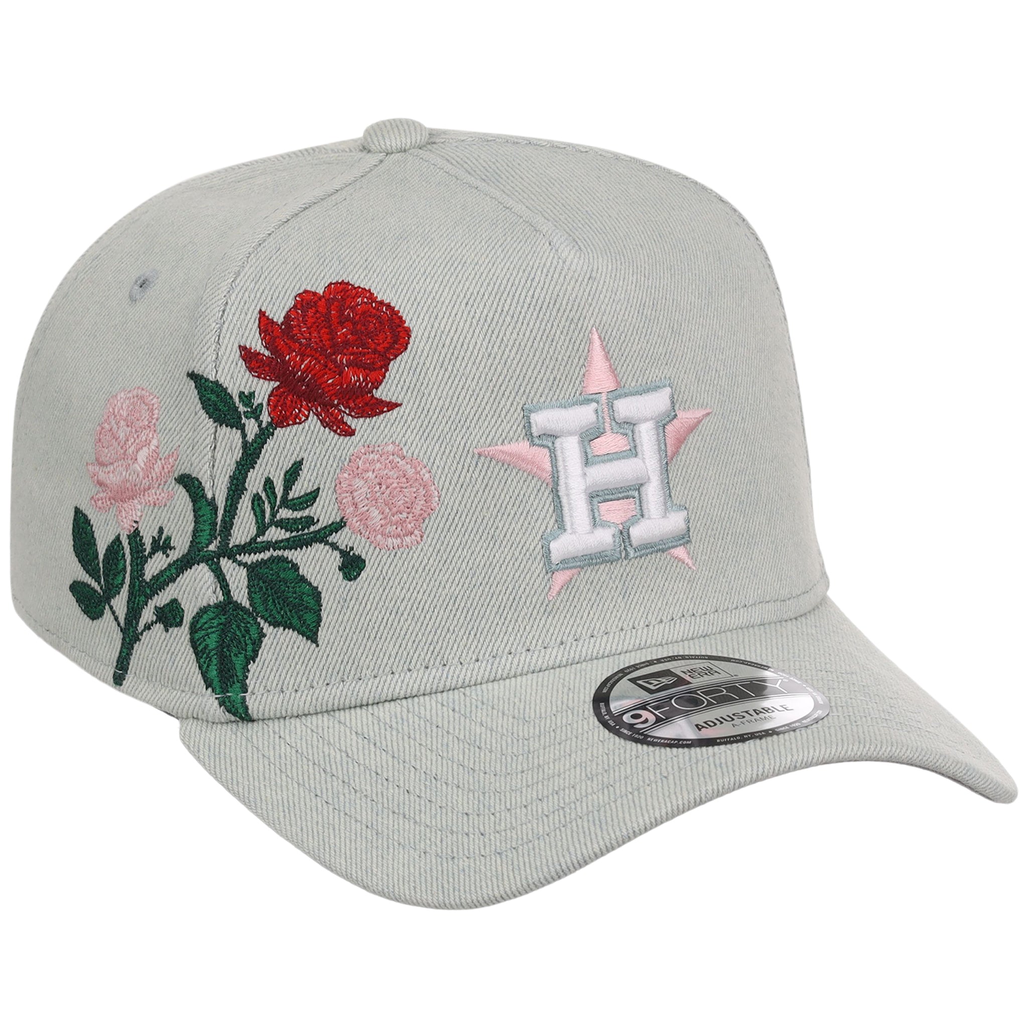Houston Astros MLB Denim Flower New Era 9FORTY