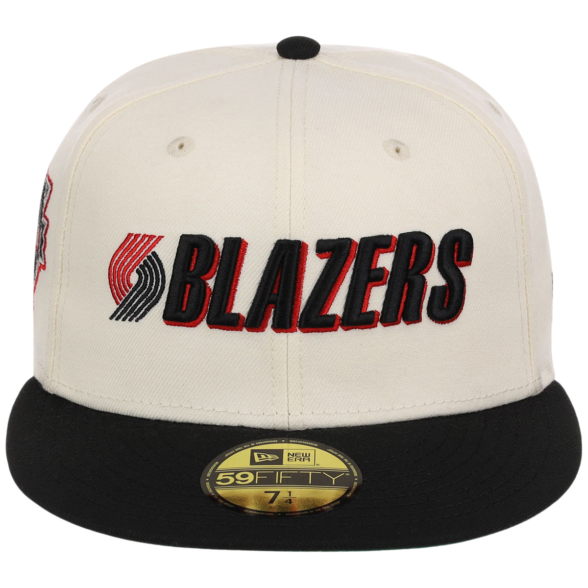 Portland Trail Blazers NBA Chrome OTC New Era 59FIFTY (Chrome/Black)