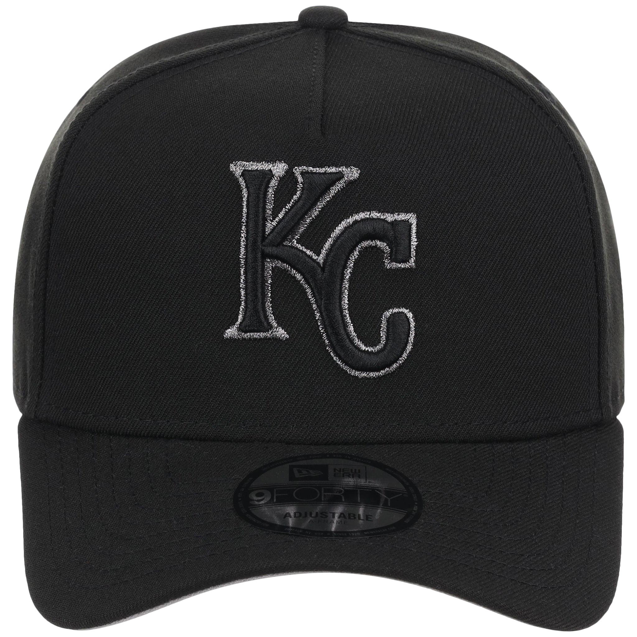 Kansas City Royals MLB Black x Pewter FASHION CORE New Era 9FORTY A-Frame