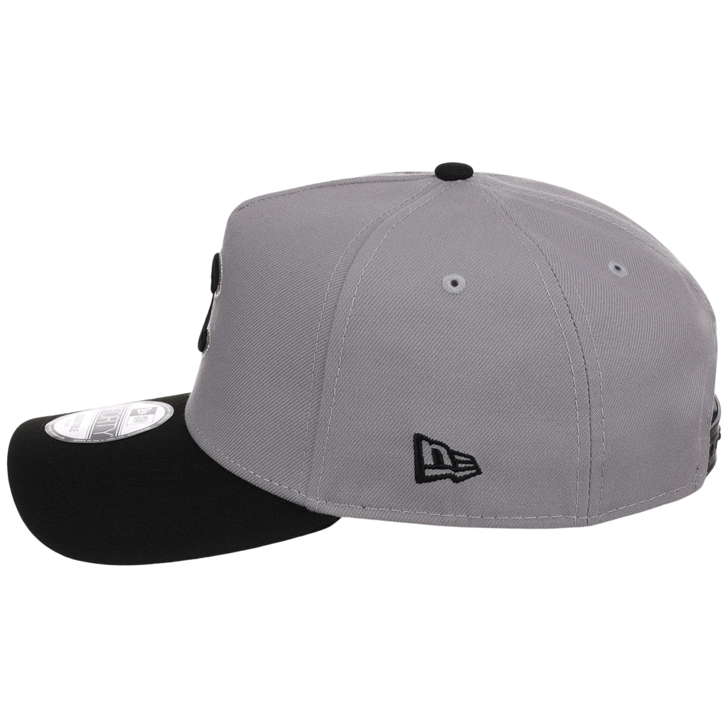 Chicago Cubs MLB Gray x Black FASHION CORE New Era 9FORTY A-Frame