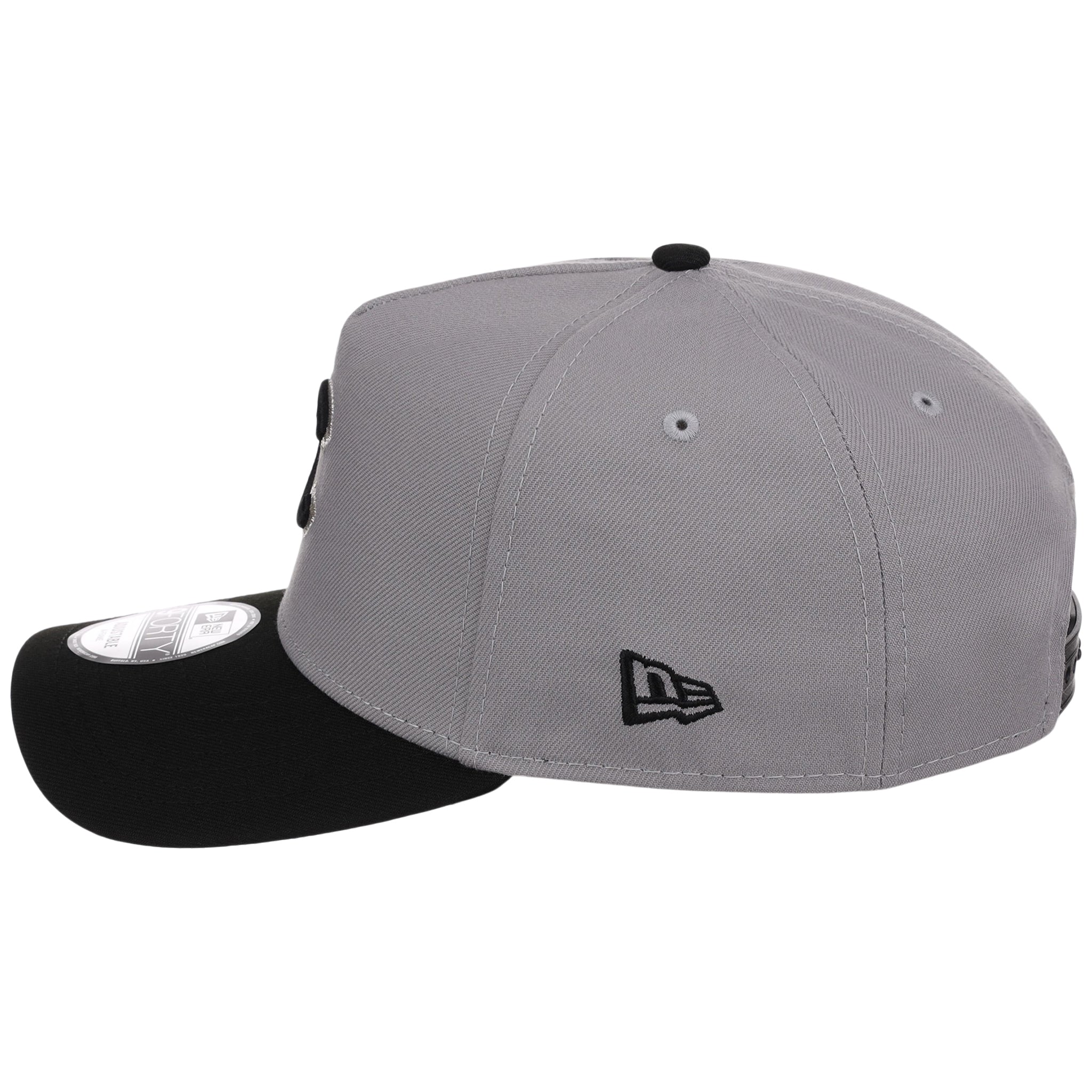 Chicago Cubs MLB Gray x Black FASHION CORE New Era 9FORTY A-Frame