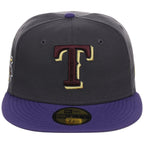Texas Rangers MLB Midnight Orchid New Era 59FIFTY
