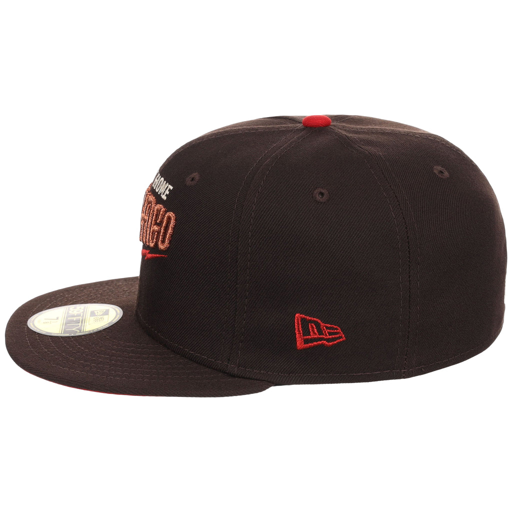 Chicago Cubs Northside Chicago Crown the City New Era 59FIFTY (Brown/Brown)