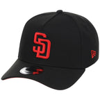 San Diego Padres MLB Black x Red FASHION CORE New Era 9FORTY A-Frame