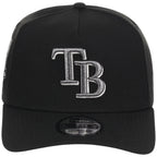 Tampa Bay Rays MLB Liquid Titanium New Era 9FORTY A-Frame