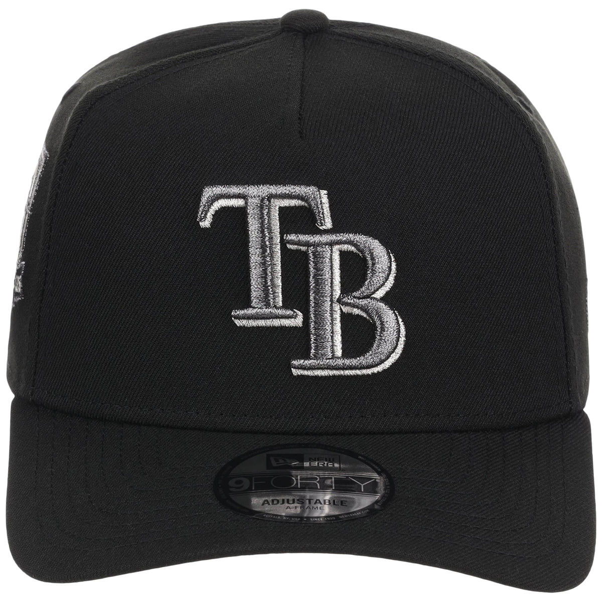 Tampa Bay Rays MLB Liquid Titanium New Era 9FORTY A-Frame