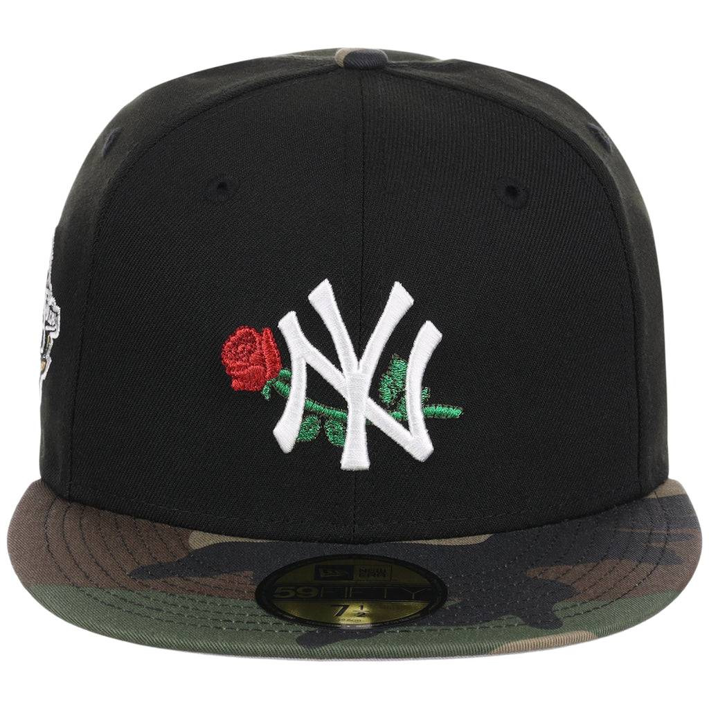 New York Yankees 'Concrete Roses' New Era 59FIFTY (Black/Woodland)