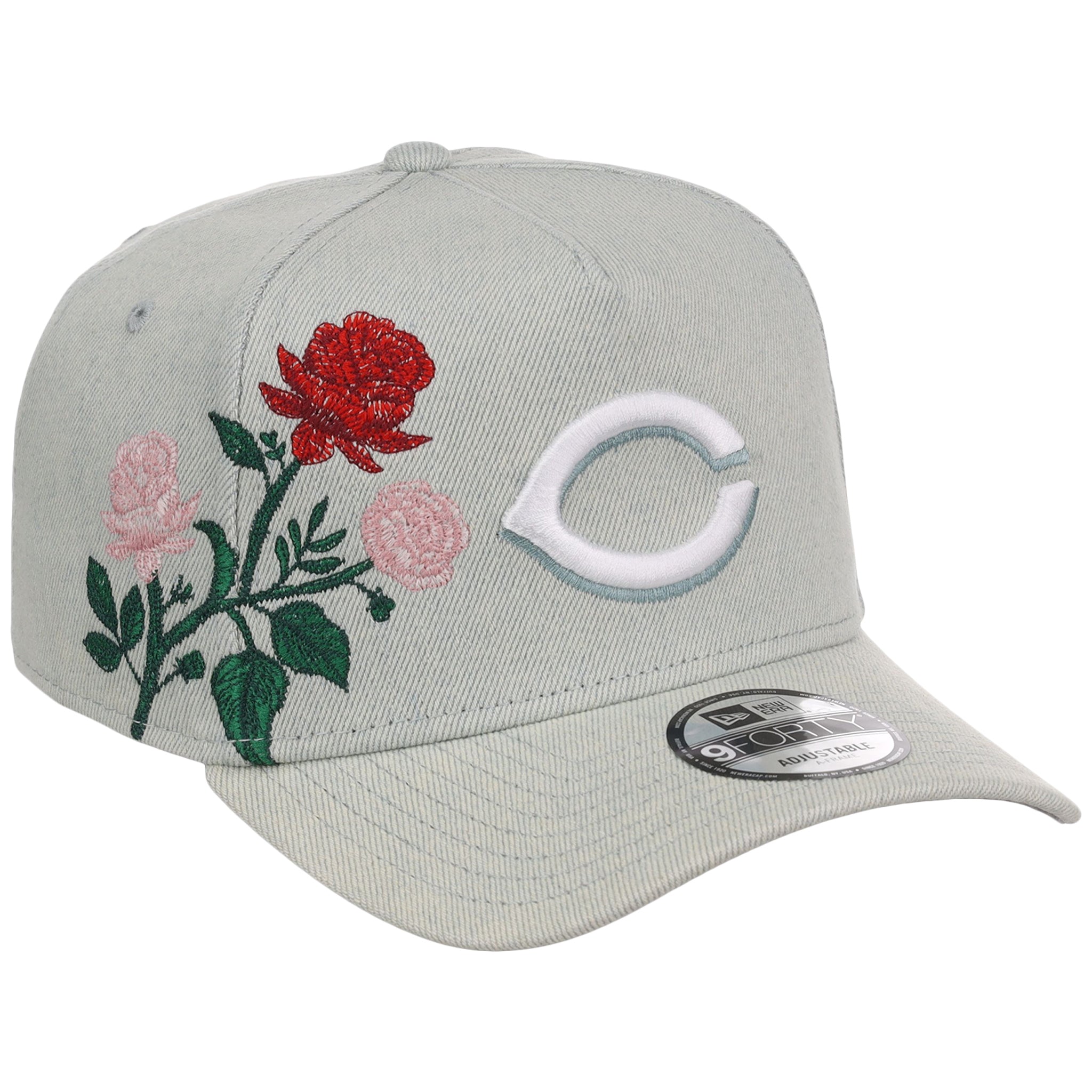 Cincinnati Reds MLB Denim Flower New Era 9FORTY