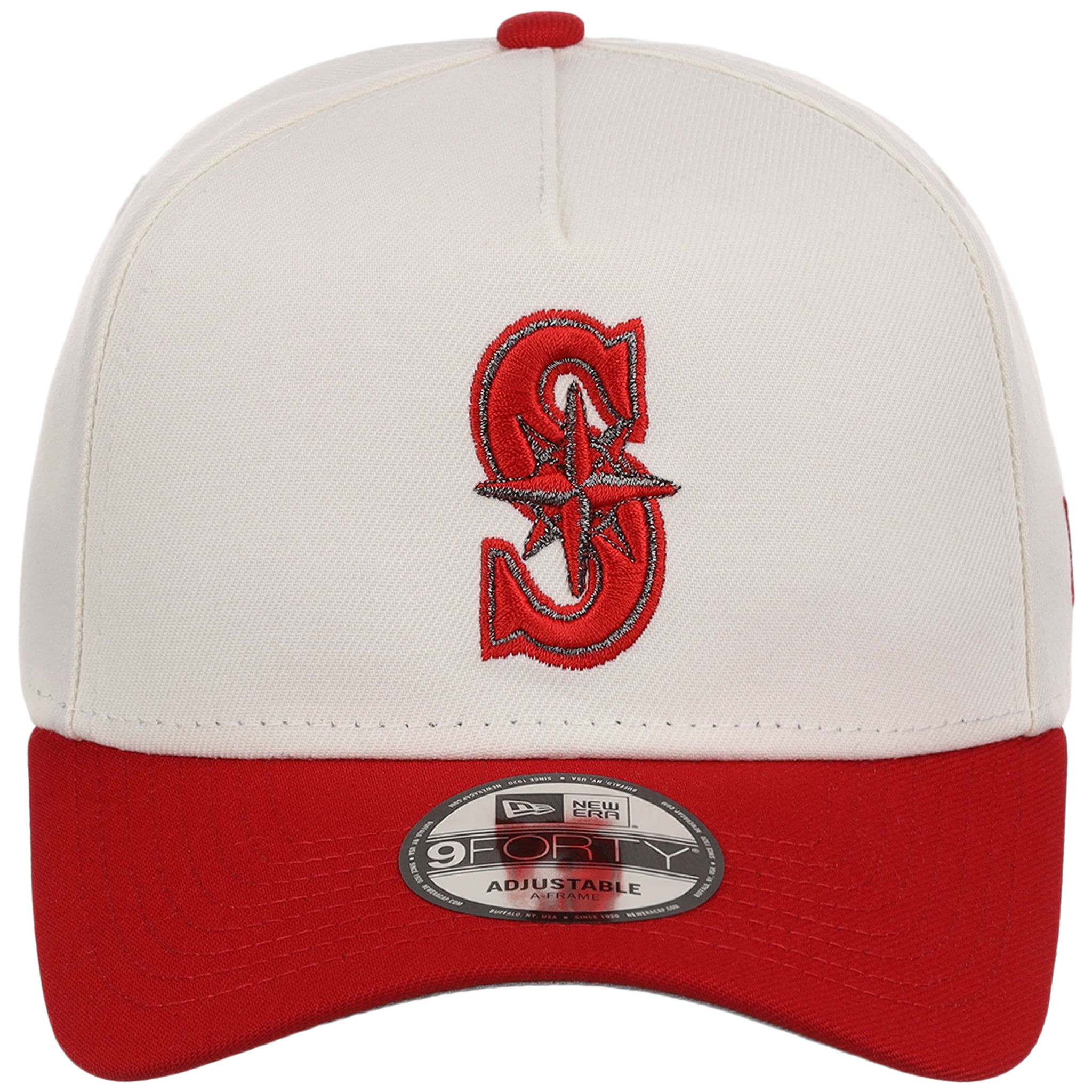 Seattle Mariners MLB Chrome x Red FASHION CORE New Era 9FORTY A-Frame