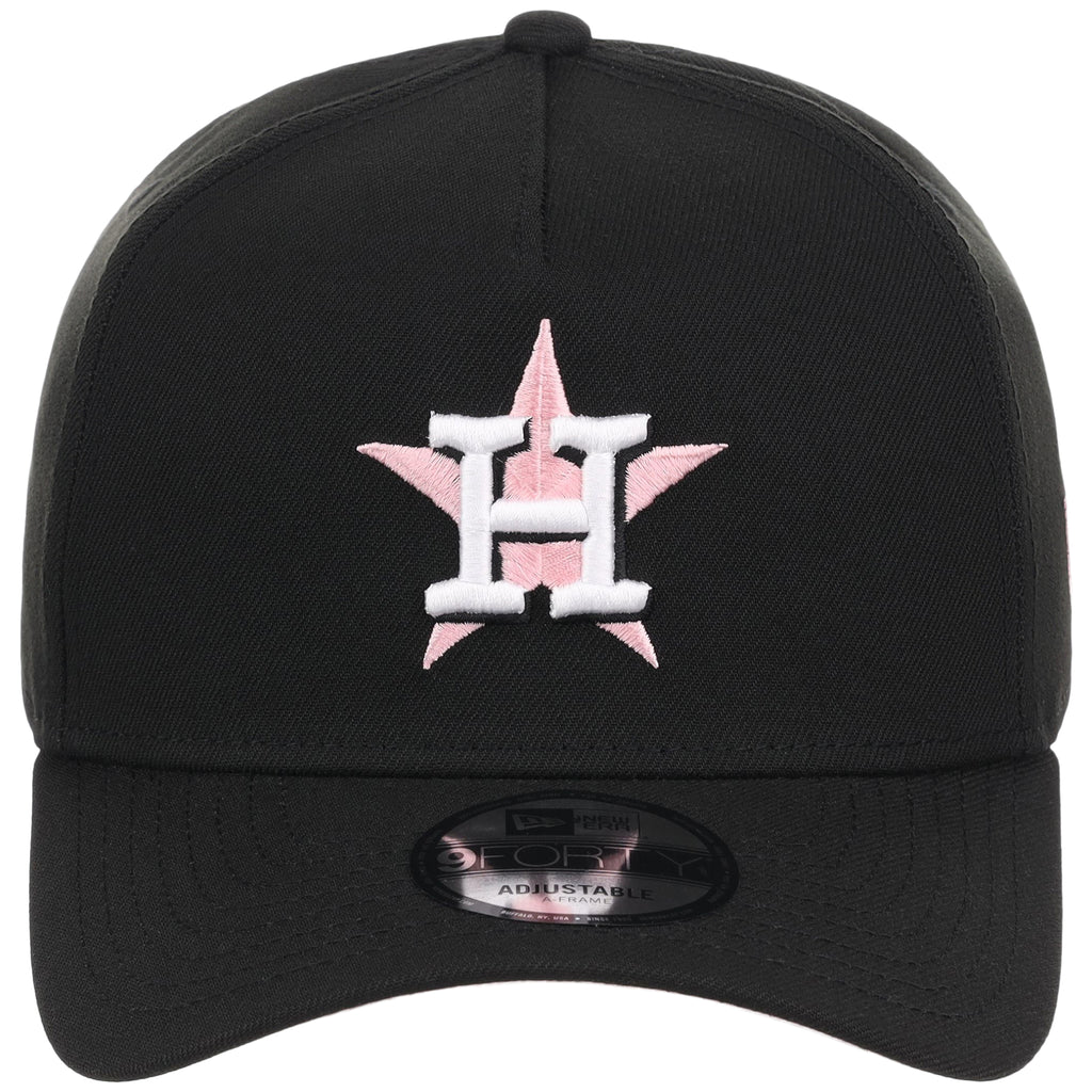 Houston Astros MLB Black x Pink FASHION CORE New Era 9FORTY A-Frame
