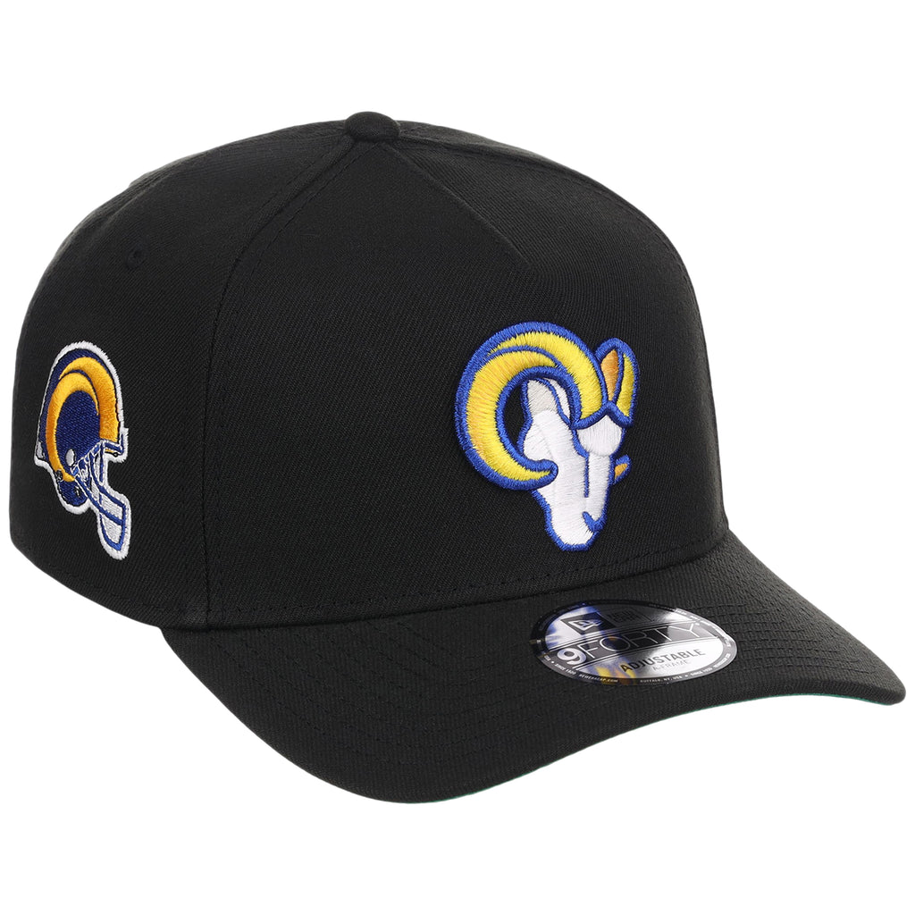 Los Angeles Rams NFL Black Dome New Era 9FORTY A-Frame
