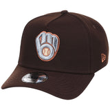 Milwaukee Brewers MLB Frosted Bark New Era 9FORTY A-Frame