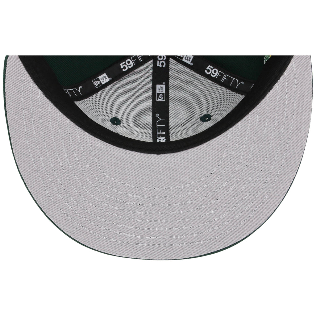 Oakland Athletics MLB Flipmode 2.0 New Era 59FIFTY (Dark Green/Dark Green/Gray)