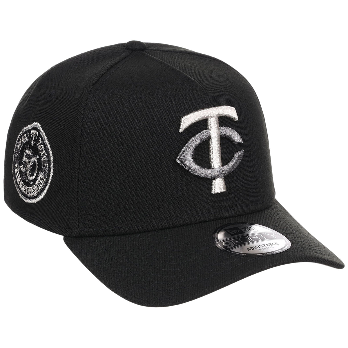 Minnesota Twins MLB Liquid Titanium New Era 9FORTY A-Frame