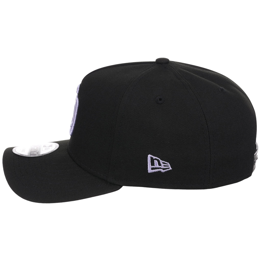San Diego Padres MLB Black x Lavender FASHION CORE New Era 9FORTY A-Frame