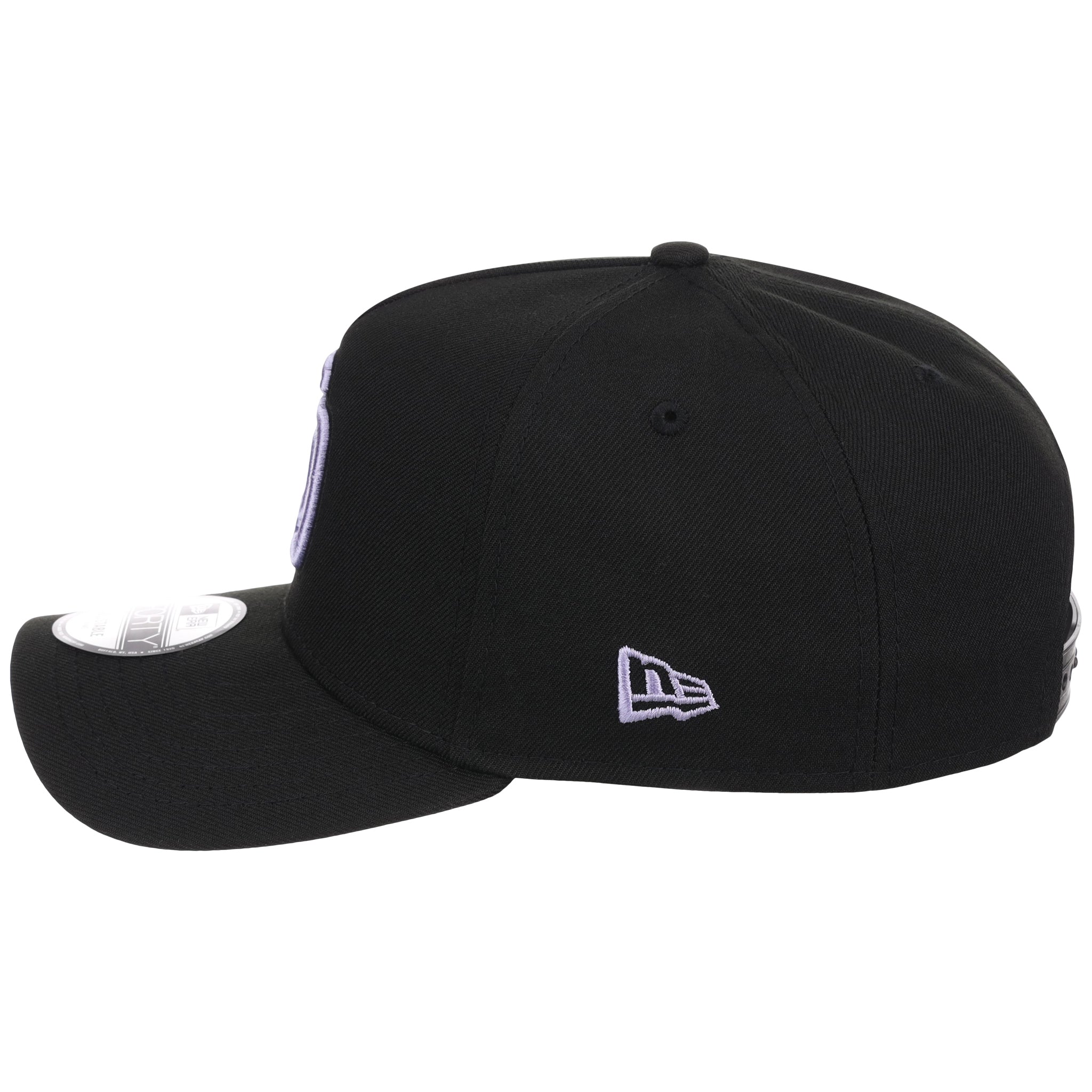 San Diego Padres MLB Black x Lavender FASHION CORE New Era 9FORTY A-Frame