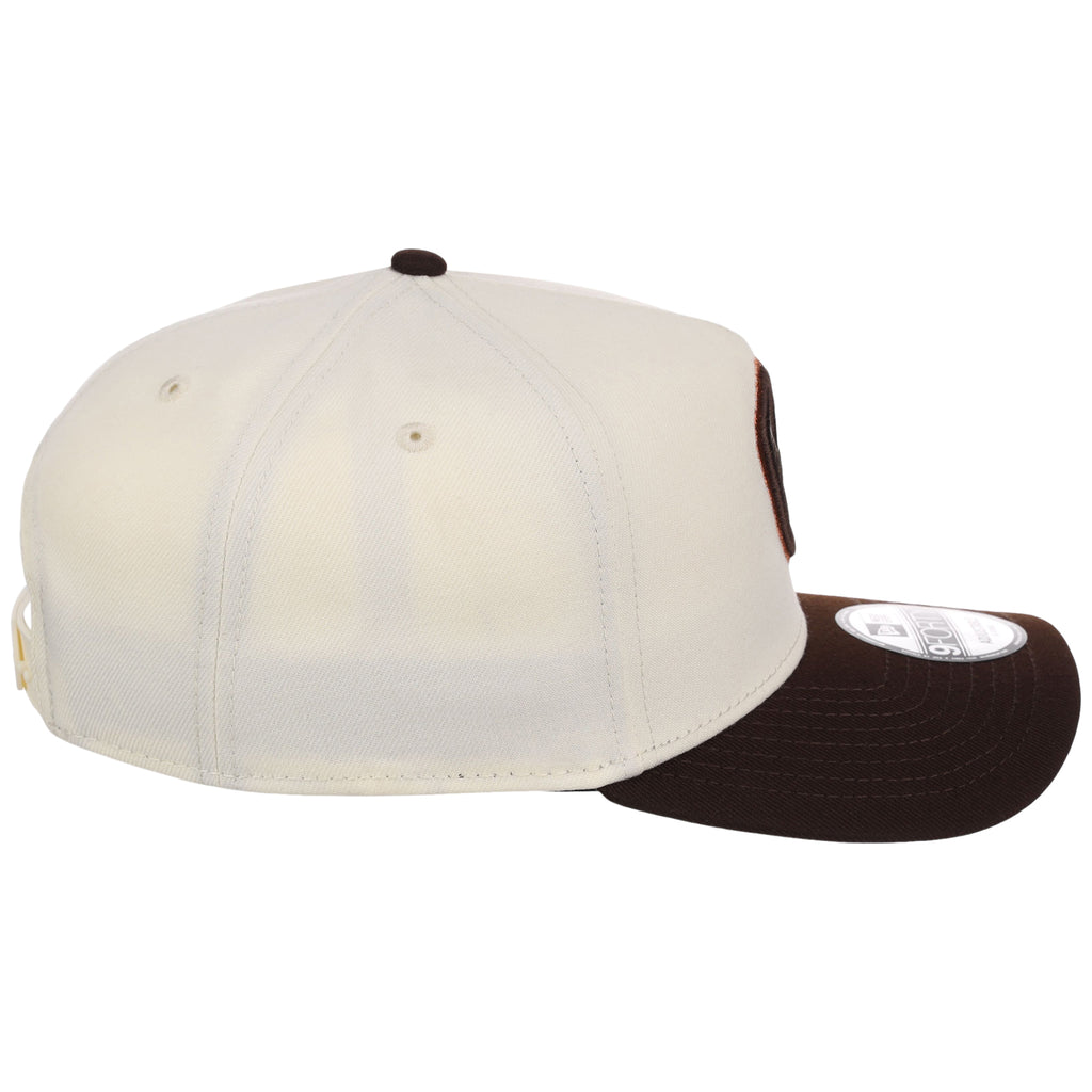 Milwaukee Brewers MLB Chrome x Burnt Wood FASHION CORE New Era 9FORTY A-Frame
