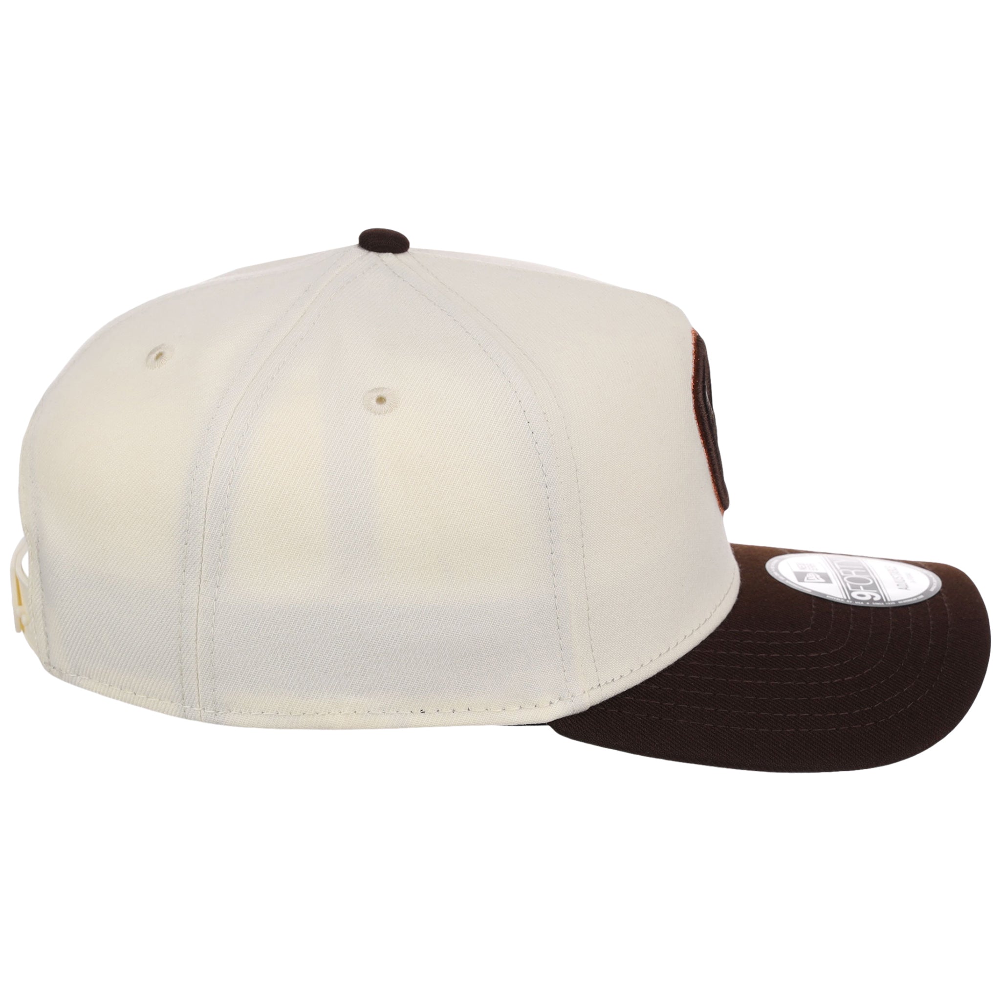 Milwaukee Brewers MLB Chrome x Burnt Wood FASHION CORE New Era 9FORTY A-Frame