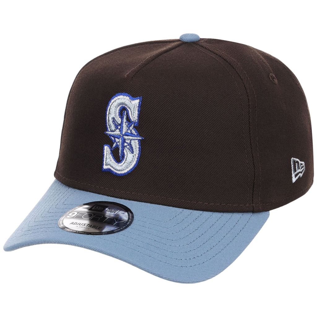 Seattle Mariners MLB Driftwood Fade New Era 9FORTY A-Frame