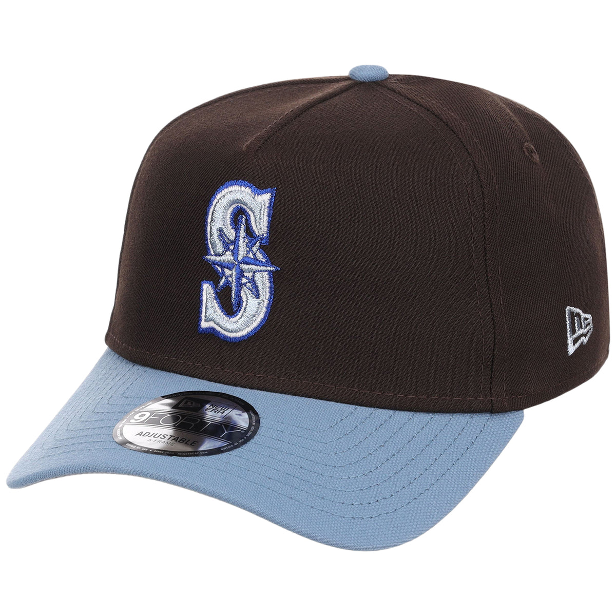 Seattle Mariners MLB Driftwood Fade New Era 9FORTY A-Frame