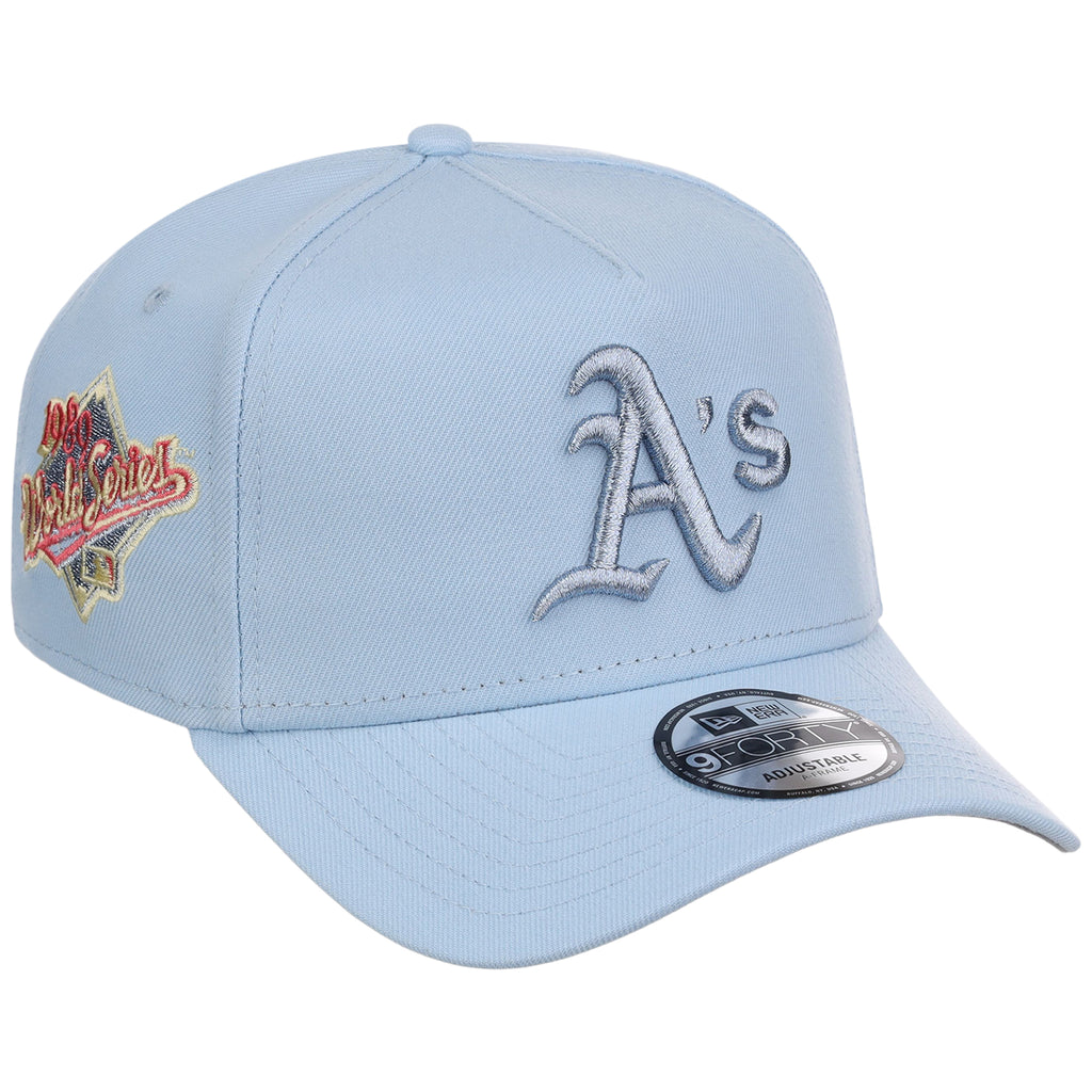 Oakland Athletics MLB Glacial Blue New Era 9FORTY A-Frame