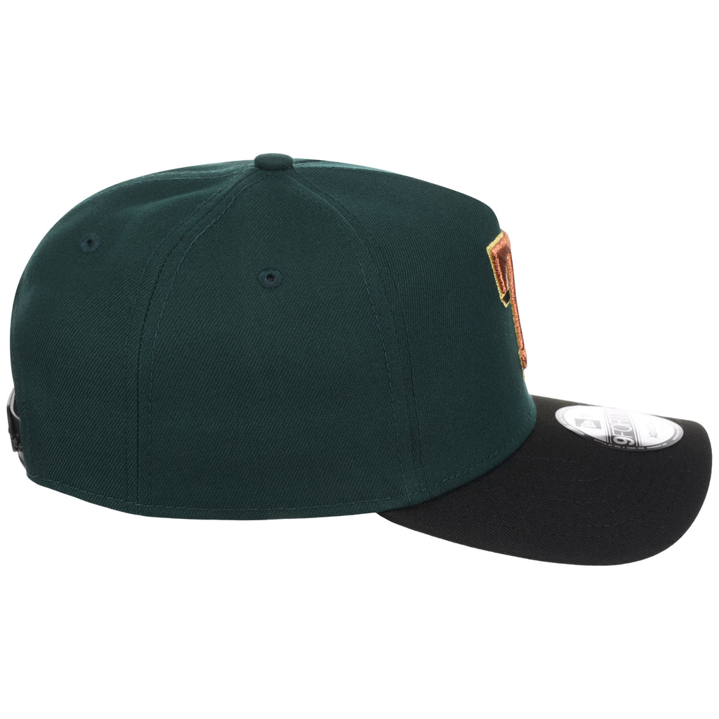 Texas Rangers MLB Dark Green x Black FASHION CORE New Era 9FORTY A-Frame