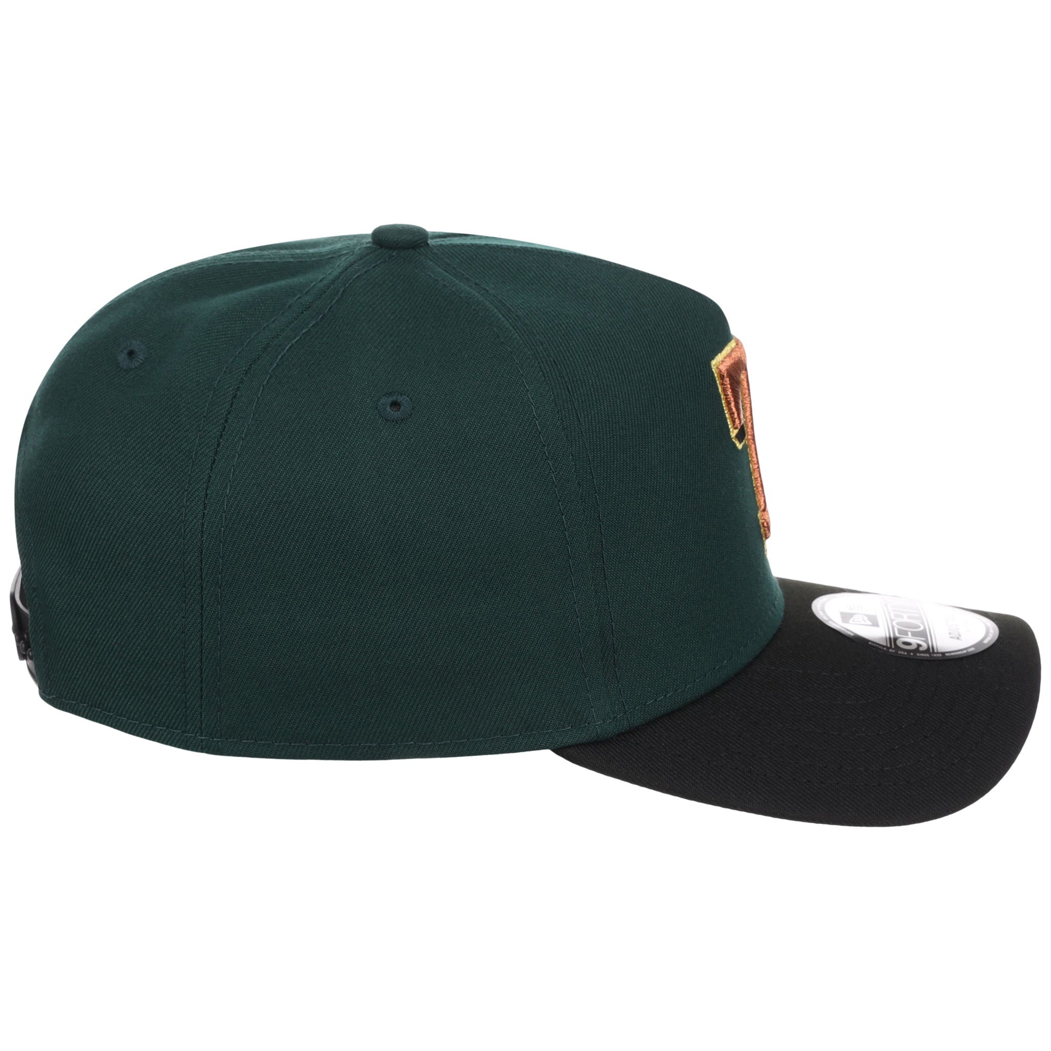 Texas Rangers MLB Dark Green x Black FASHION CORE New Era 9FORTY A-Frame