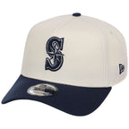 Seattle Mariners MLB Chrome x Navy FASHION CORE New Era 9FORTY A-Frame