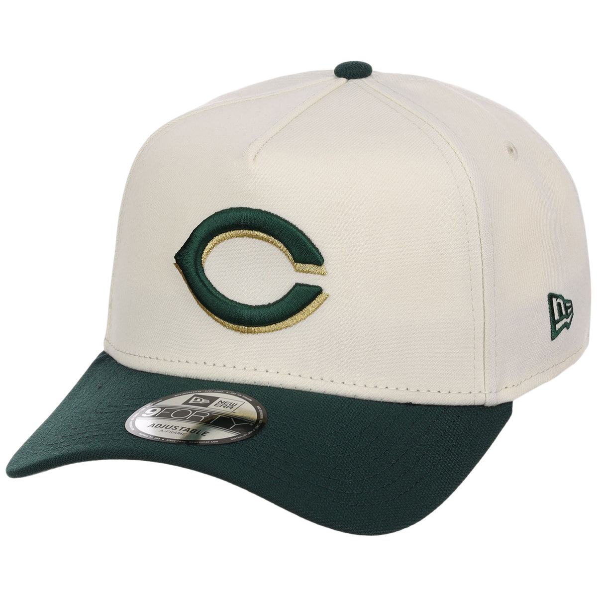 Cincinnati Reds MLB Chrome x Dark Green FASHION CORE New Era 9FORTY A-Frame