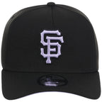 San Francisco Giants MLB Black x Lavender FASHION CORE New Era 9FORTY A-Frame