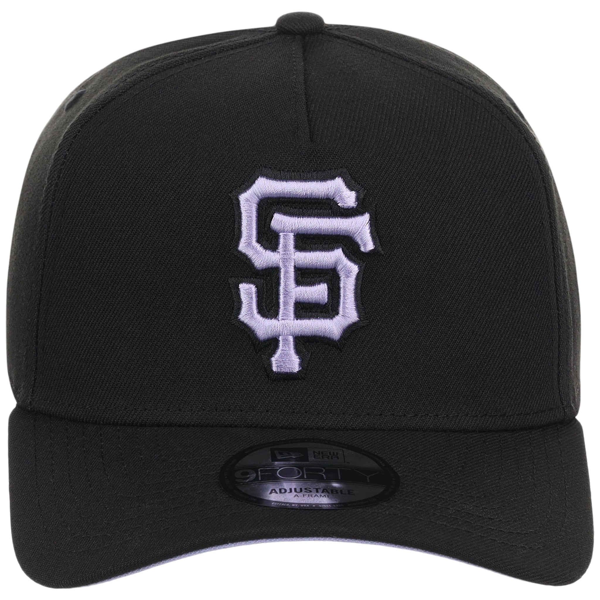 San Francisco Giants MLB Black x Lavender FASHION CORE New Era 9FORTY A-Frame