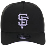 San Francisco Giants MLB Black x Lavender FASHION CORE New Era 9FORTY A-Frame