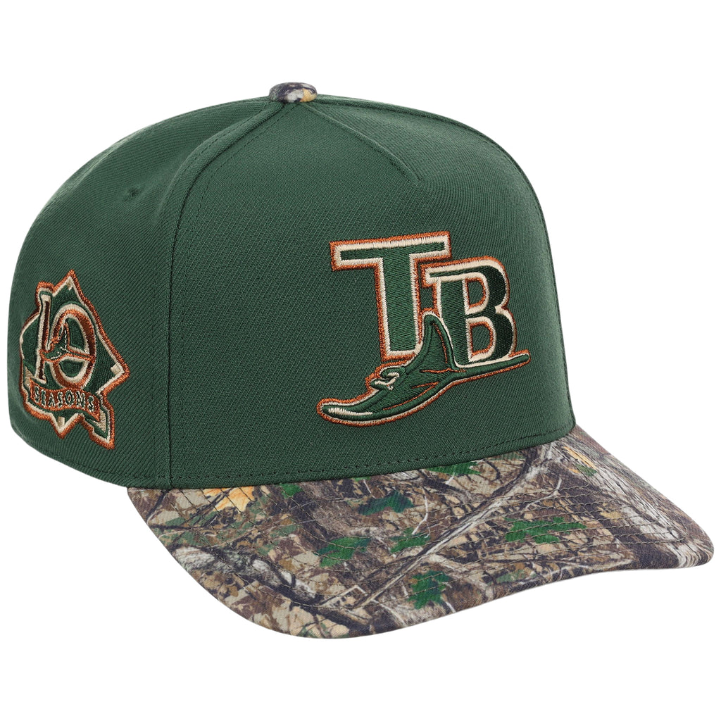 Tampa Bay Rays MLB Mitchell & Ness Copper Trees Pro Pinch